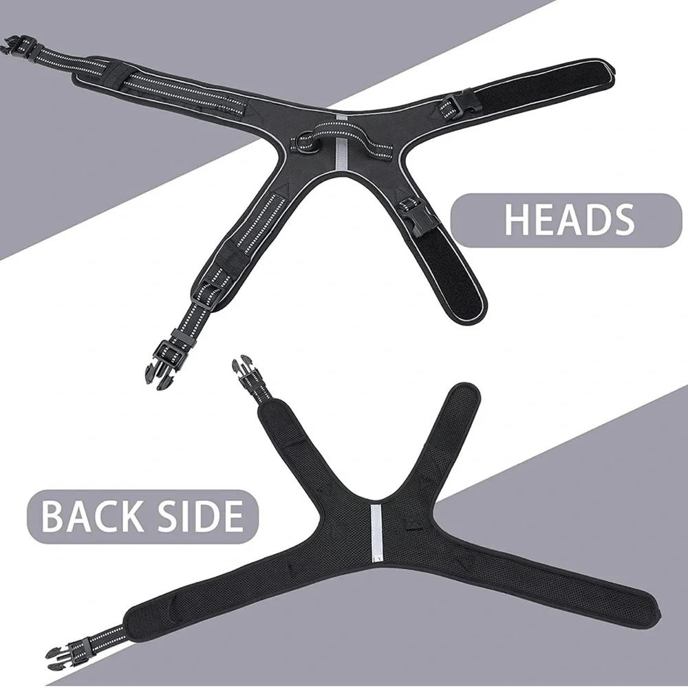 Medium Dog Harness, No Pull Vest Harnesses with Adjust Chest Steap,Reflective
